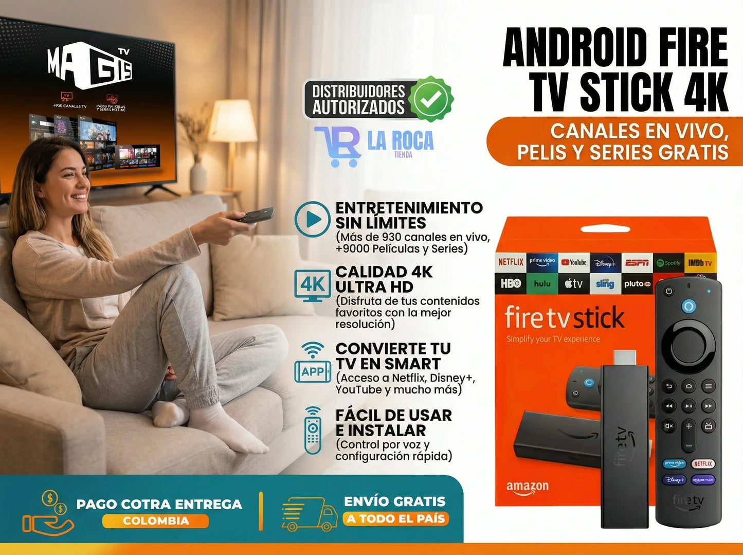 ANDROID TV STICK 4K ULTRA HD|DISFRUTA ENTRETENIMIENTO SIN LÍMITES