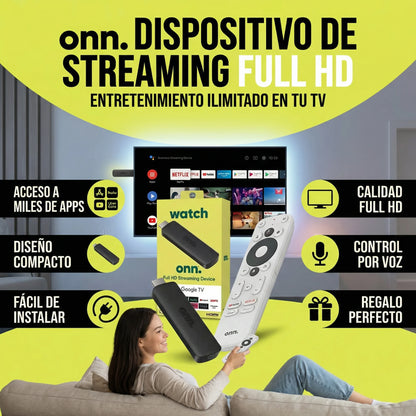 WATCH ONN |CONVERTIDOR DE TV ANTIGUA A SMART TV